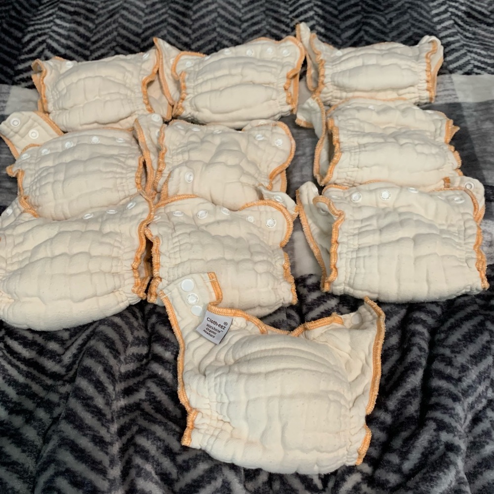Cloth-eez Workhorse Cloth Diapers with snaps